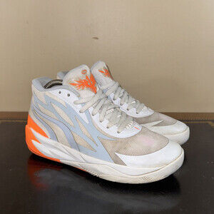 Puma Lamelo Ball MB.02 Jr Gorange Grey Orange 378358 02 Gradeschool Gs Size 5Y